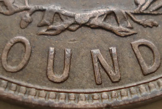 Re-engraved Letters in OUND