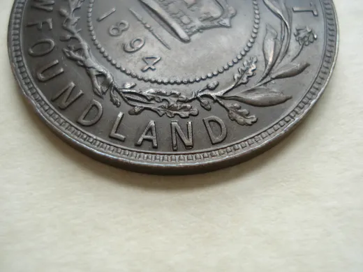 Re-engraved N in LAND