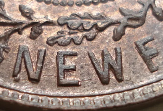 Re-engraved Letters in NEWF