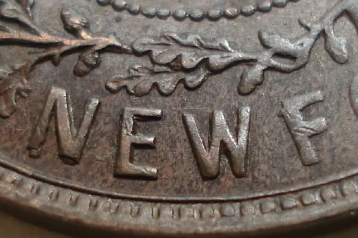 Re-engraved Letters in NEWF