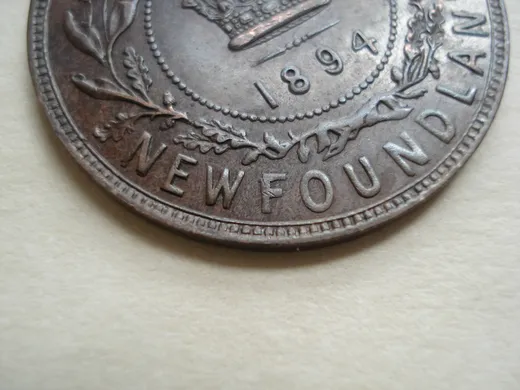 Re-engraved F in NEWF