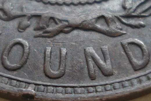 Re-engraved Letters in OUND