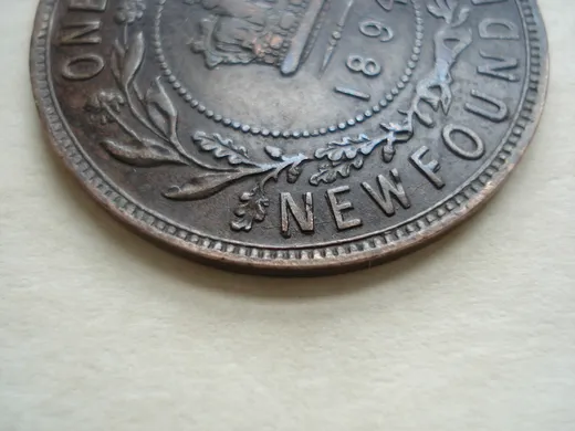 Re-engraved N in NEWF