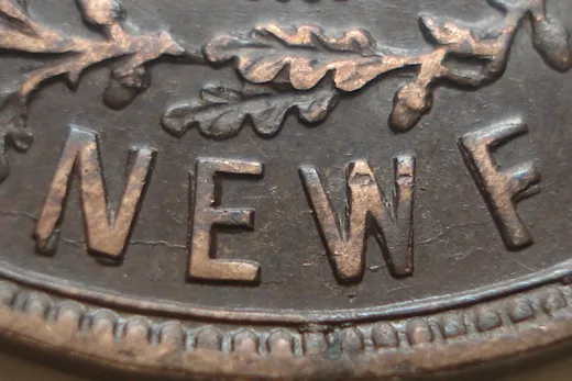 Re-engraved Letters in NEWF