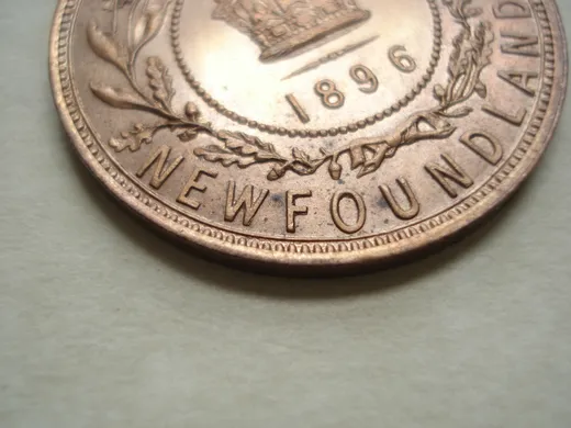 Re-engraved F in NEWF