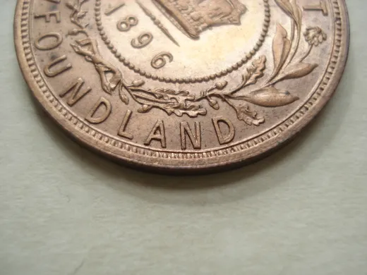 Re-engraved N in LAND