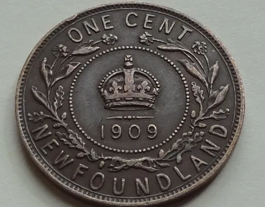 1909 One Cent, coin 1, reverse