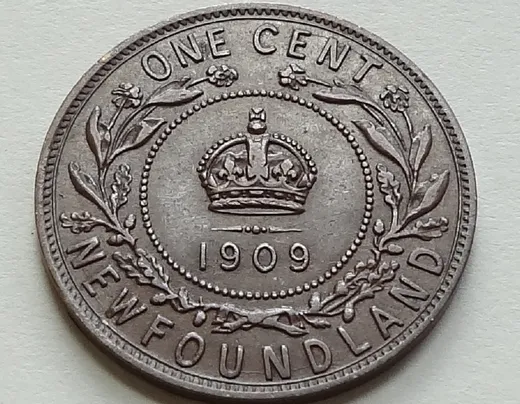 1909 One Cent, coin 2, reverse