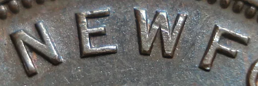 Wide Date, Re-engraved Reverse