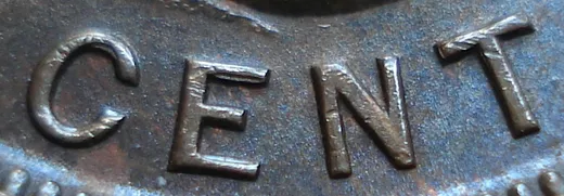 Wide Date, Re-engraved Reverse