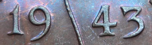 Wide 43, Repunched 4, Far C