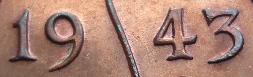 Wide 43, Repunched 4, Far C