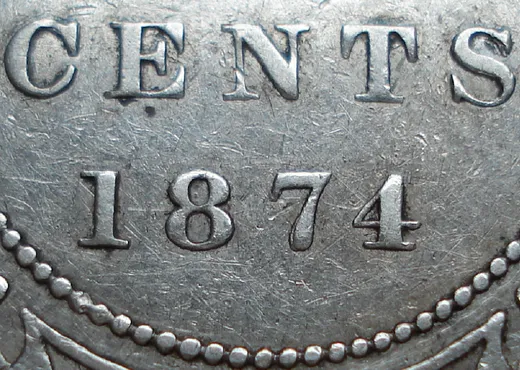 Repunched 7, Re-engraved C & S
