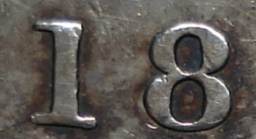 Plain 7, Repunched 4 (Bug)
