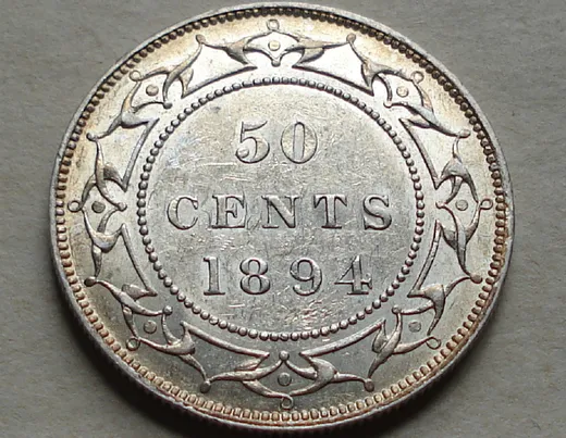 1894 50 Cents, coin 2, reverse