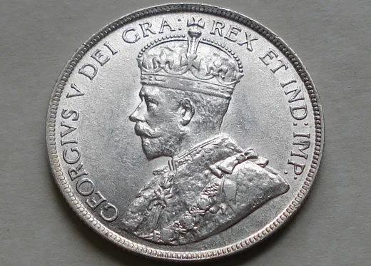 1918 C 50 Cents, coin 1, obverse