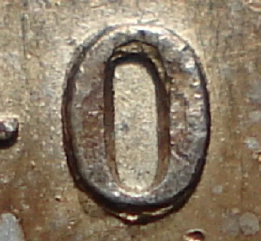 Wide Date, Repunched 0