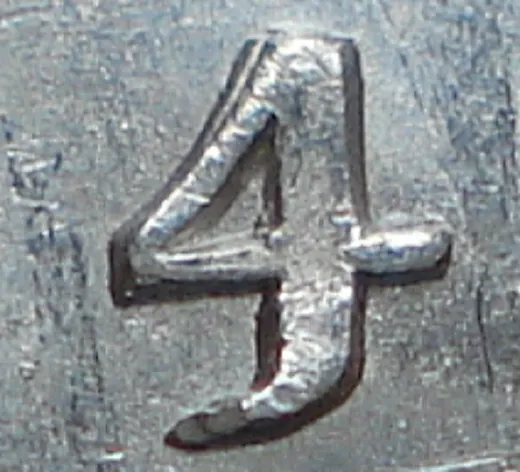 Narrow Date, Repunched 41