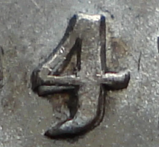 Narrow Date, Repunched 4