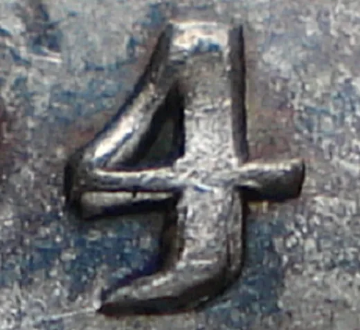 Narrow Date, Repunched 4
