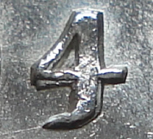 Narrow Date, Repunched 4