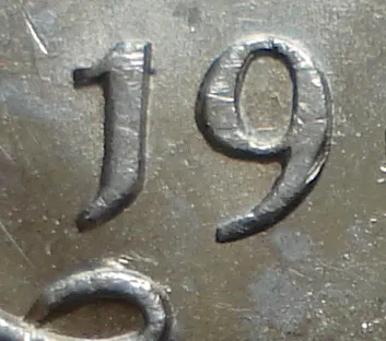 Medium Date, Repunched 1