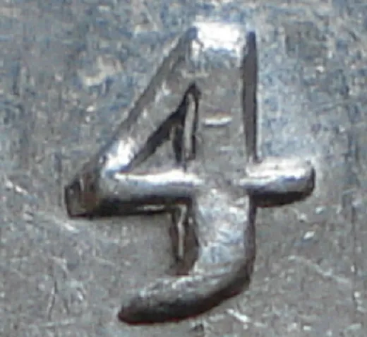 Medium Date, Repunched 4