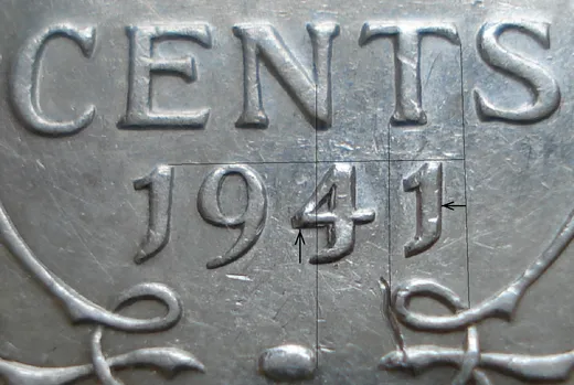 Medium Date, Repunched 4