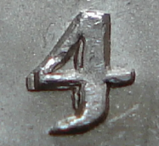 Medium Date, Repunched 4