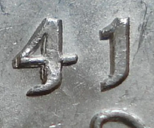 Medium Date, Repunched 4