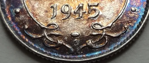 Narrow Date, Repunched 45, NFLD Cents