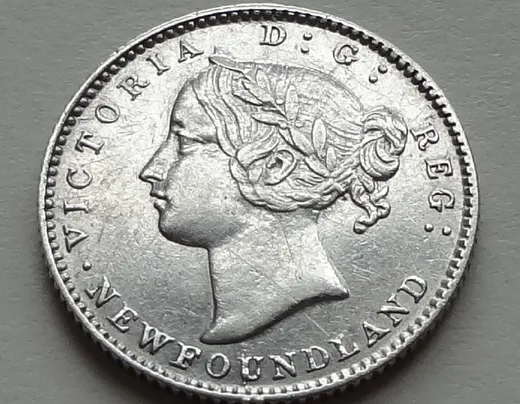 1885 10 Cents, coin 1, obverse
