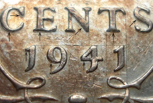 Narrow Date, Re-engraved