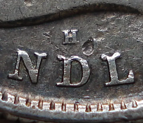 Repunched 6, Hi 7, Right. H