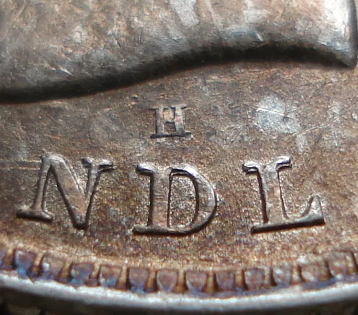 Repunched 6, Hi 7, Right. H