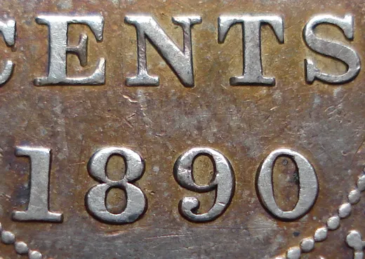 Narrow Date, Re-engraved 2 & C