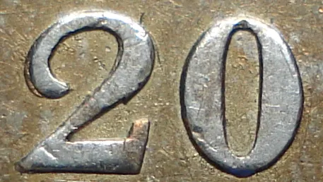 Narrow Date, Re-engraved 2 & C