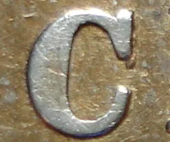 Narrow Date, Re-engraved 2 & C