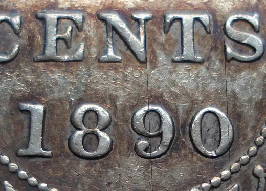 Narrow Date, Re-engraved 2 & C