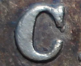 Narrow Date, Re-engraved 2 & C