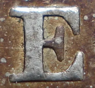 Narrow Date, Re-engraved 2 & C