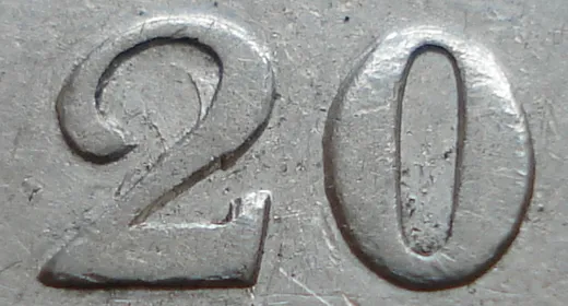 Narrow Date, Re-engraved 2, C & S