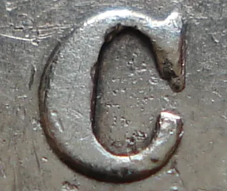 Wide Date, Re-engraved 0, C & S, NF 20 Cents