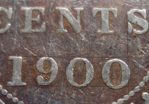 Wide Date, Low 0, Re-engraved S